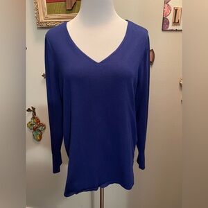 Chico’s dark blue long sleeve